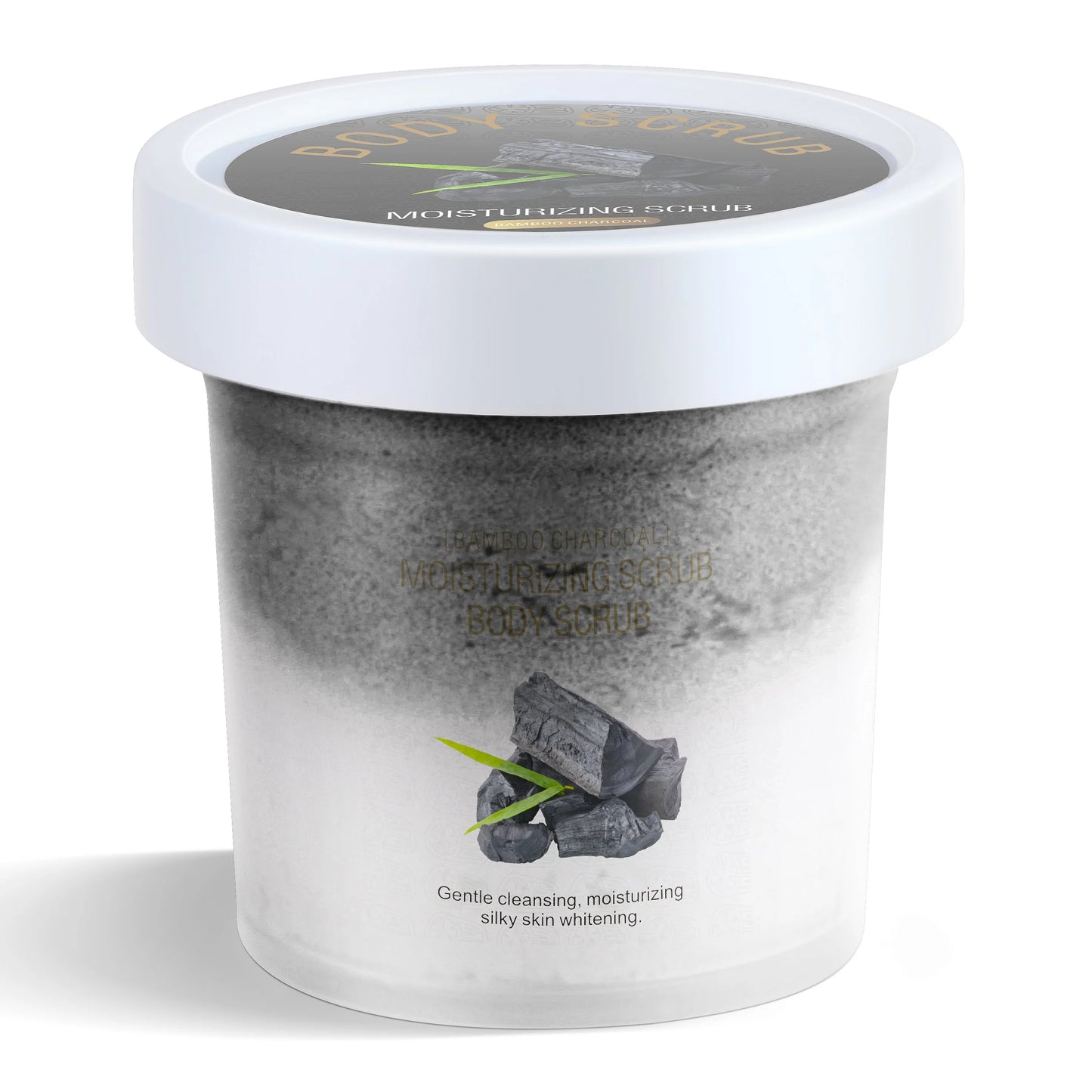 Pretty Cowry Two-Tone Ice Cream Body Scrub Exfoliates deeply cleanses smooths moisturizes with no irritation natural ingredients