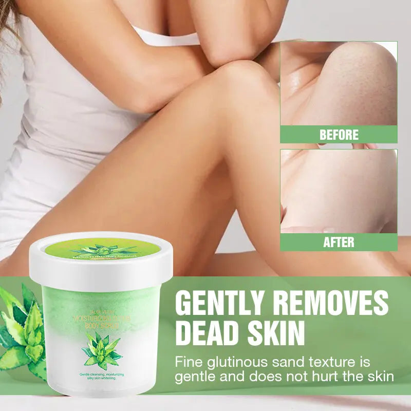 Pretty Cowry Two-Tone Ice Cream Body Scrub Exfoliates deeply cleanses smooths moisturizes with no irritation natural ingredients