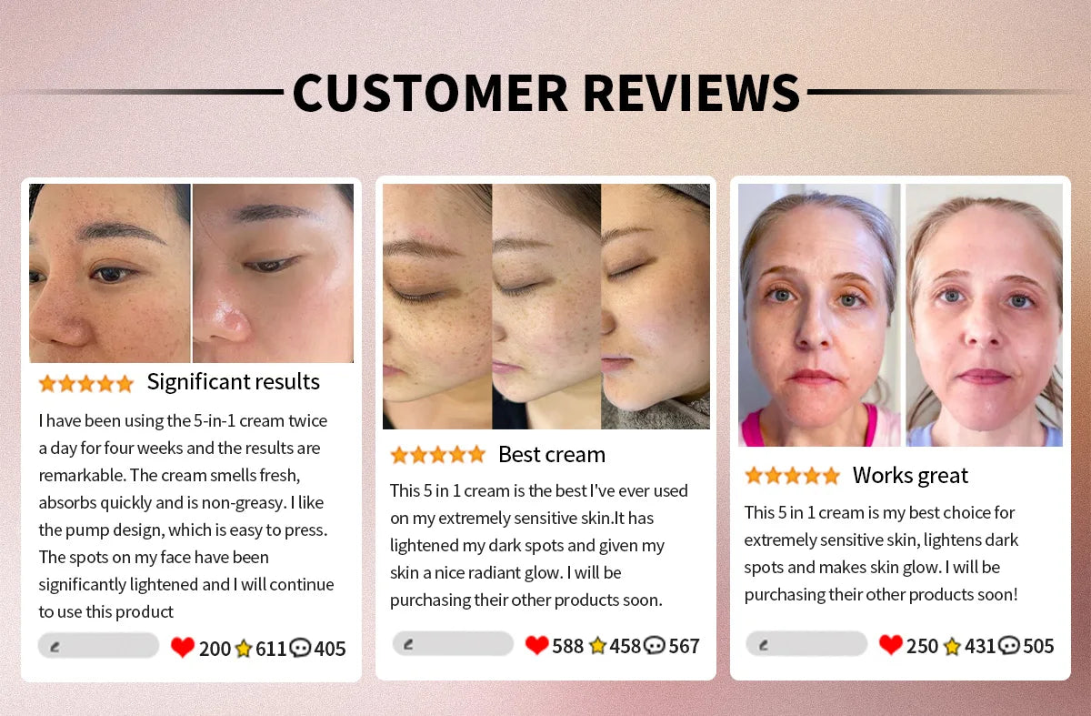Original Korean Skincare for The Face 5 IN 1 Face Kit with For Skin Moisturizing Day & Night Care Beauty Health Skincare Korean