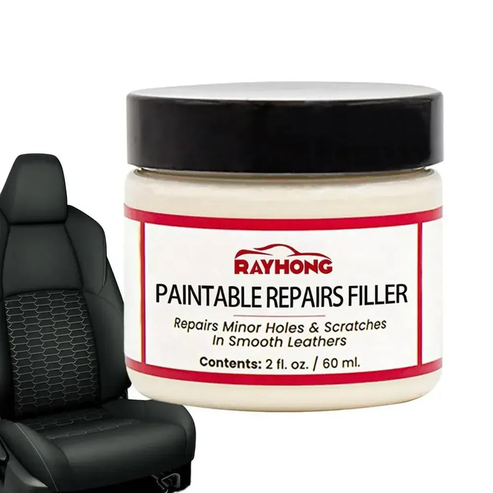 Compound Leather Restoration Cream Car Leather Conditioner Cleaner Auto Leather Repair Cream Tears Crack Burns Holes Filler