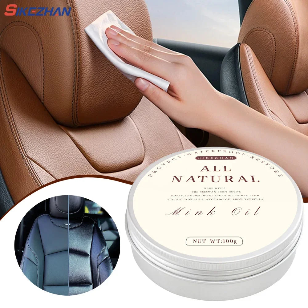 Mink Oil Cream For Leather Shoes Bags Leather Care Cream Leather Maintenance Cream Leathercraft leather/plastic/rubber care