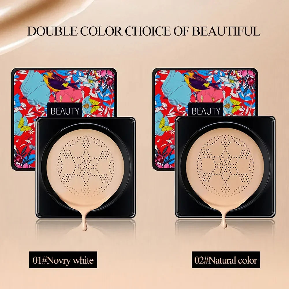 CC Cream Mushroom Head Powder Puff Moist Air Cushion Quick Makeup Waterproof Base Makeup Foundation Brightening Makeup Cosmetics