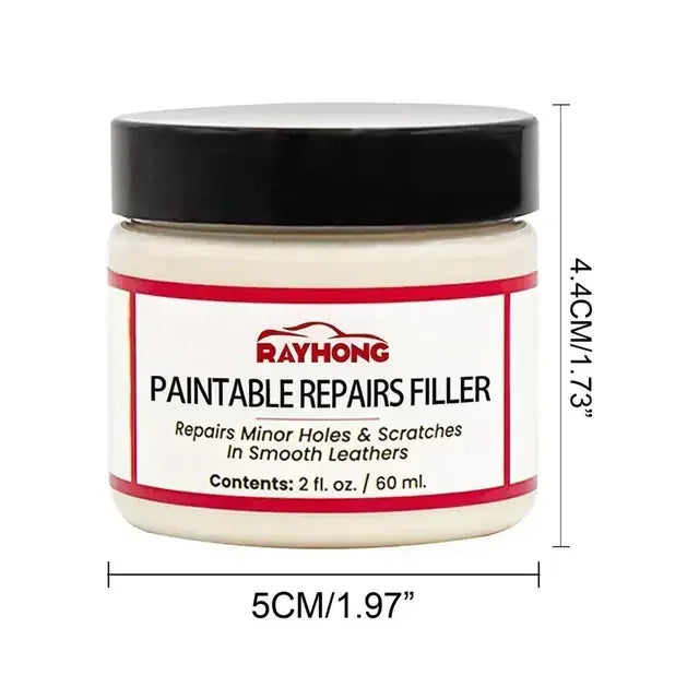 Compound Leather Restoration Cream Car Leather Conditioner Cleaner Auto Leather Repair Cream Tears Crack Burns Holes Filler