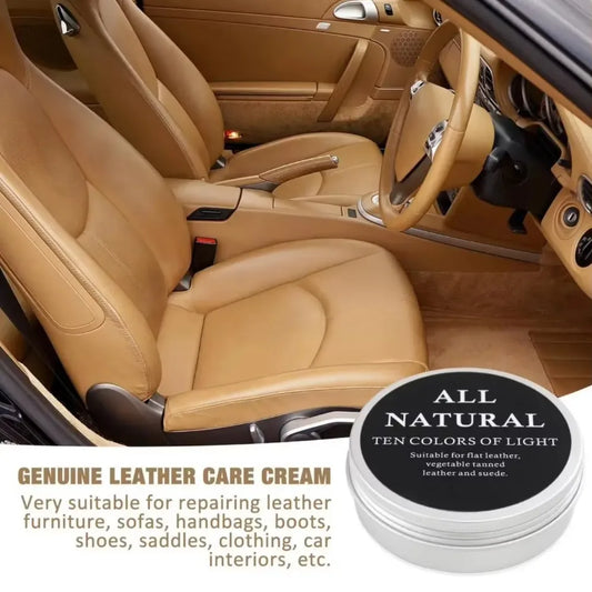 30g/50g/100g Mink Oil Cream For Leather Shoes Bags Leather Care Cream Leather Maintenance Cream Leathercraft Accessories