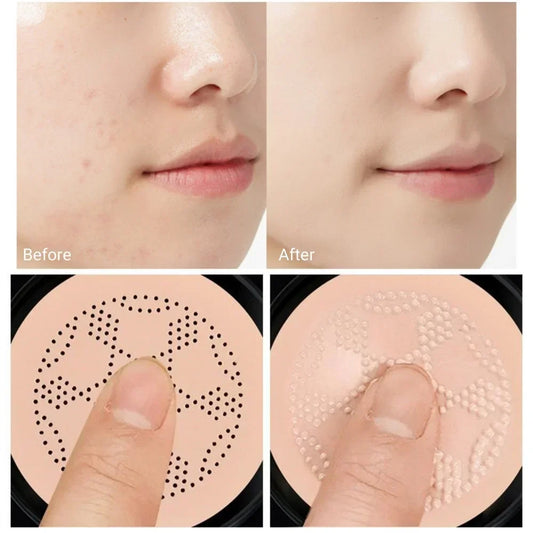 CC Cream Mushroom Head Powder Puff Moist Air Cushion Quick Makeup Waterproof Base Makeup Foundation Brightening Makeup Cosmetics